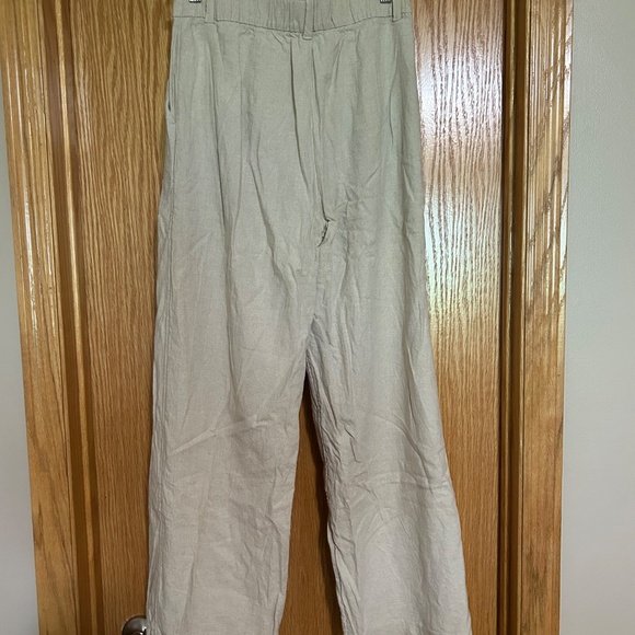 Linen Trousers - Size M Long - Picture 2 of 3